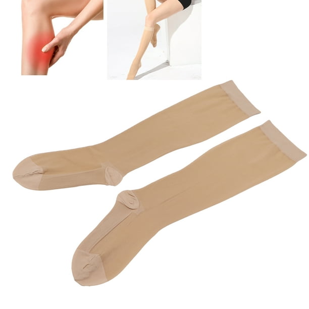 3 Pairs Compression Stockings Women Men 15-20 Mmhg Medical