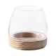 thumbnail image 3 of Maceta de escritorio de madera transparente, soporte para plantas, decoración, terrario, flores Medio, 3 of 9
