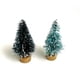 thumbnail image 2 of Mini cepillo para botellas de sisal, 10 Uds., árboles de Navidad cubiertos de nieve (verde oscuro con fondo de madera), 2 of 9
