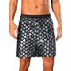 thumbnail image 1 of Pantalones cortos de lentejuelas Argyle Inspire Chic para hombres, cortos metálicos elásticos de cintura disco brillantes y calientes con bolsillo 32 plateado, 1 of 5