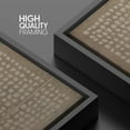 thumbnail image 4 of PixonSign Framed Canvas Wall Art Geometric Grunge Minimal Dot Pattern Print Abstract Fine Art Decorative Artwork Boho Relax/Zen Nordic for Living Room, Bedroom, Office - 24"x24" Black, 4 of 5