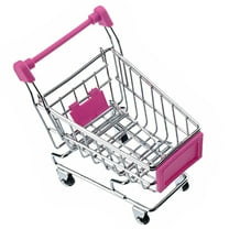 BESTYASH Mini Shopping Cart Storage Basket for Practical Organization at Home 1Pack