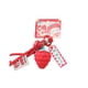 thumbnail image 1 of Billuyoard Llavero con colgante de dibujos animados para mujer, bolso de mano para niña, portátil, monedero, llavero, decoración colgante, Artesanía rojo fresa Billuyoard HA074176-01, 1 of 6