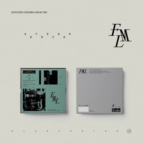 Seventeen - SEVENTEEN 10th Mini Album 'FML' (A Ver.) [COMPACT DISCS]  Postcard, Photo Book, Photos, Poster, Stickers