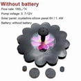 thumbnail image 4 of New Fountain Hot Floating Mini Solar Powered Fountain Water Pump Garden Pool Pond Outdoor_Perfect Gift, 4 of 4