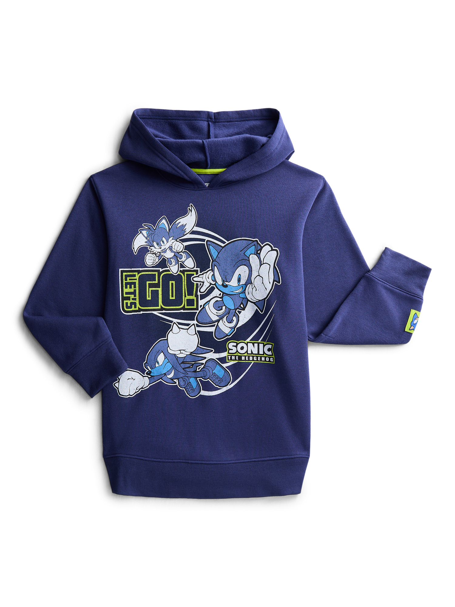 Sonic the Hedgehog Boys Long Sleeve Graphic Hoodie and Joggers Set, 2-Piece, Sizes 4-12