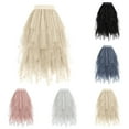 thumbnail image 4 of Giftesty Women's Spring Summer High Waist Tiered Puffy Tulle Midi Skirt for Daily Casual Weara, 4 of 4