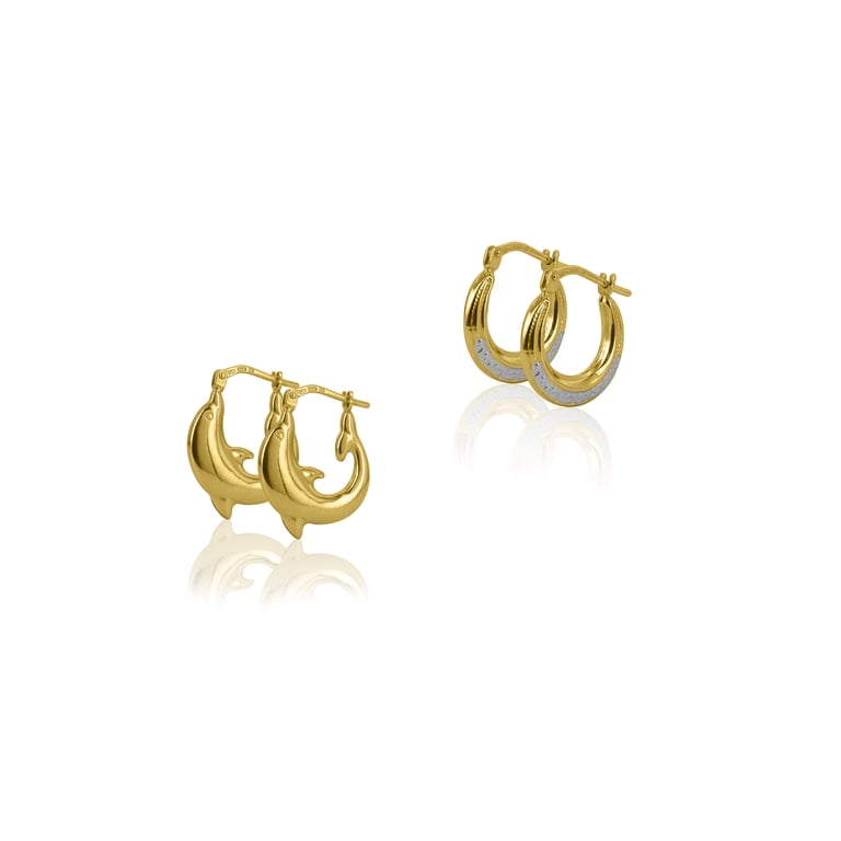 Brilliance Fine Jewelry Women's 14K Gold Plated Sterling Silver
