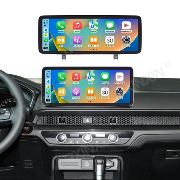 TPXINXIN 12.3 inch HD Touch Smart Screen Android 14 for Honda CR-V 2023-2026 Wireless CarPlay GPS Navigation Car Radio Car Media