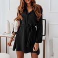 thumbnail image 1 of Gspmoly Robes d'Été pour Femmes 2025, Robe Polyvalente Décontractée à Manches Longues et Col Rond pour Femmes, Robes de Cocktail Économies d'Été, 1 of 6