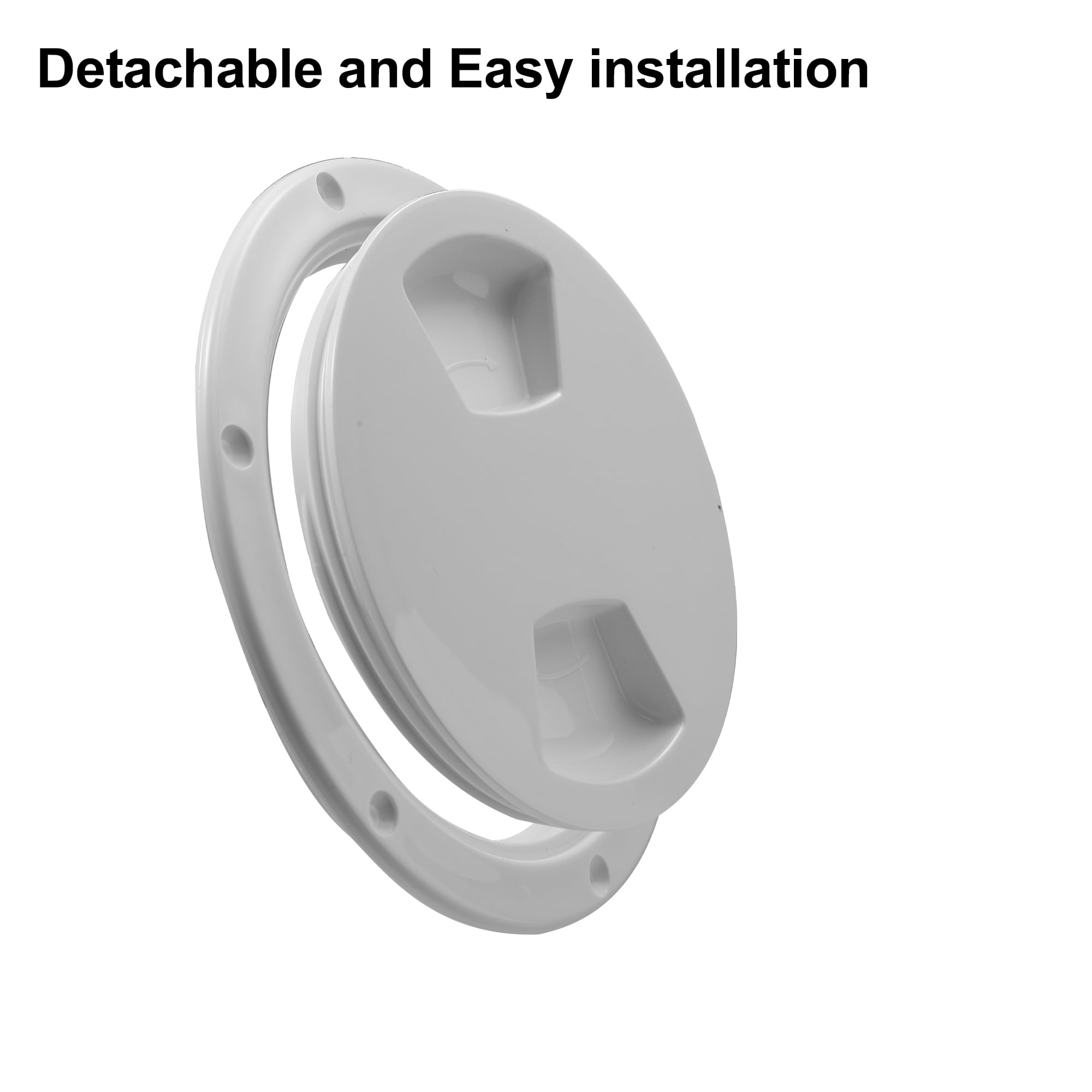 Unique Bargains 5 Inch Boat Inspection Deck Plate Hatch Round Hatch Deck Plate