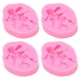thumbnail image 5 of Emoshayoga moldes de silicona Moldes de Silicona de Ángel 3D, Paquete de 4, Reutilizables, Resistentes al Calor, Moldes de Silicona para Fondant y Chocolate, Color Rosa, 5 of 5