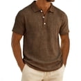 thumbnail image 1 of Top Abrigo de los Hombres de Color Sólido de Manga Larga Botón-Up Cuello Chaqueta Casual, Ligero de Nylon con Capucha Superior para Verano Y Primavera, 1 of 8
