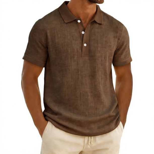 Top Abrigo de los Hombres de Color Sólido de Manga Larga Botón-Up Cuello Chaqueta Casual, Ligero de Nylon con Capucha Superior para Verano Y Primavera