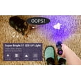 thumbnail image 3 of Lepro UV Flashlight Black Light 51 LED UV Light Handheld Blacklight 395nm Detector for Pet Urine, Stains, Bed Bug and Scorpions, Battery Not Included, 3 of 11