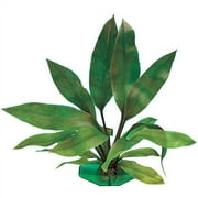 Penn-Plax P32ZLW Plastic Artificial Green Sword Aquarium Plant Decoration, 1.8" Large