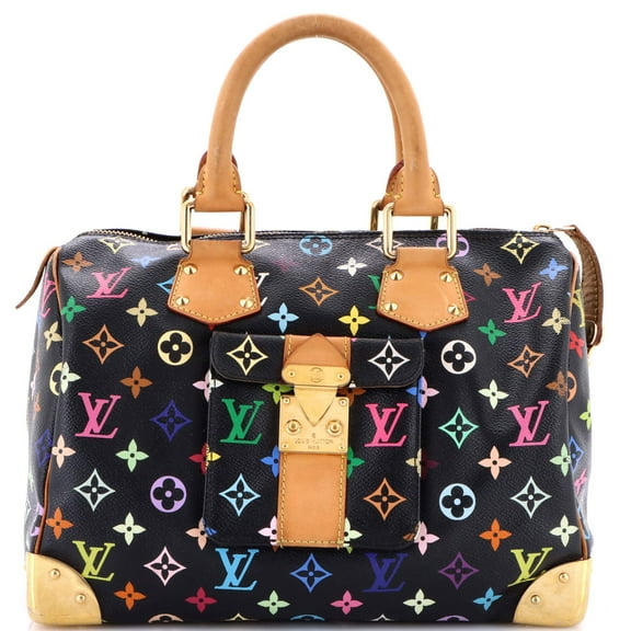 Pre-Owned Speedy Handbag Monogram Multicolor 30 By Rebag