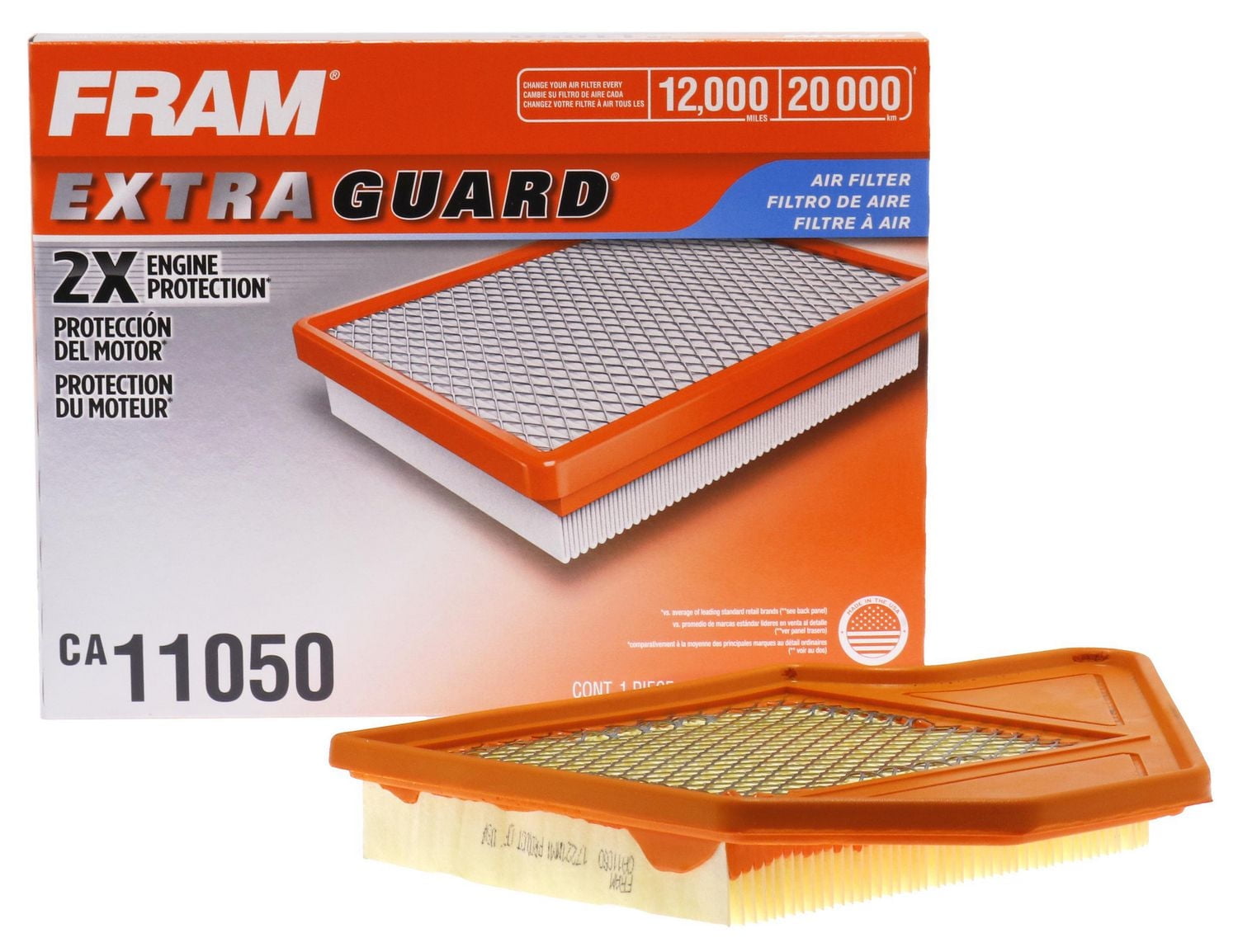 CA11050 Filtre à air FRAM Extra Guard Filtre 20000km