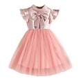 thumbnail image 2 of HAOTAGS Girls Tulle Dresses Summer Party Evening Formal Princess Dress Pink Size 9, 2 of 8