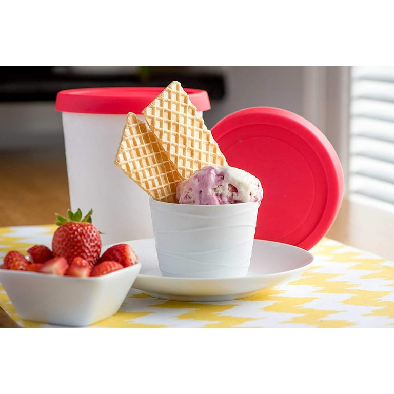 Home Ice Cream Freezer Storage Containers Set of 2 with Silicone Lids by  StarPack – StarPack Products