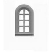 HO Small Round Top Window 14"w x 30"h (12)