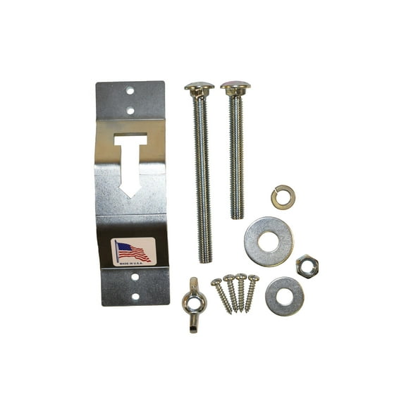 Enclosed Trailer Spare Tire Wall Mount Carrier Kit, USA Made, Complete Hardware Set (RHTC-40)