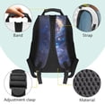 thumbnail image 4 of Yuyamidu Wolf Kids Backpack for Boys Girls Galaxy School Bookbag, Lightweight Kids Travel Backpacks Zip Closure School Bags Shoulder Bags for Children, 4 of 7