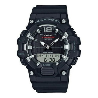 CASIO クォーツ 腕時計 ブラック Casio, Men's Analog-Digital World Time Watch, HDC700-3AV, Green