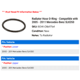 thumbnail image 2 of Radiator Hose O-Ring - Compatible with 2005 - 2011 Mercedes-Benz SLK350 2006 2007 2008 2009 2010, 2 of 2