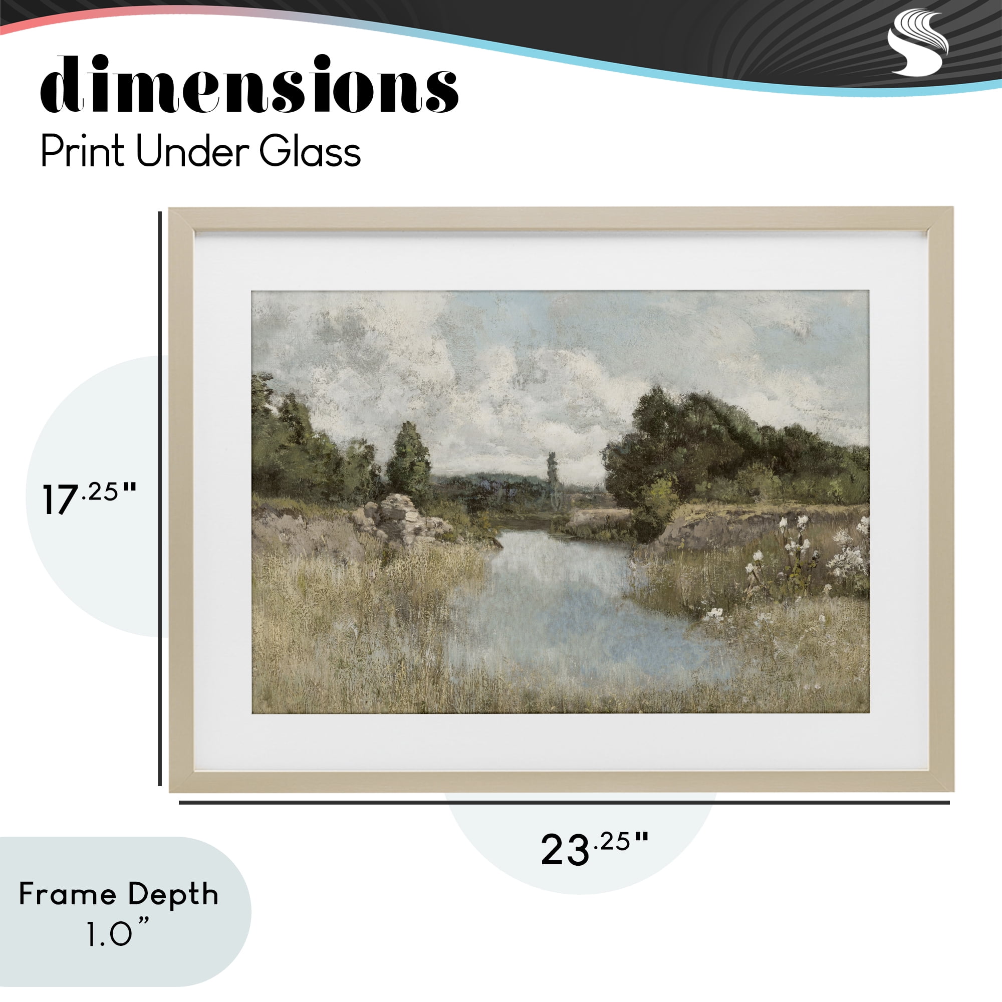 Stupell Industries Dawn At The Shore Birch Framed Print Under Glass, design by Christy McKee