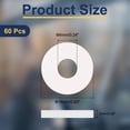thumbnail image 2 of Uxcell Nylon Flat Washers ID OD Thick White M6x16mmx2mm 60 pack, 2 of 7