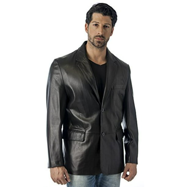 Reed - LEATHER BLAZER JACKET BY REED (IMPORTED) (2xl) - Walmart.com ...