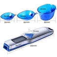 thumbnail image 3 of Cuchara medidora digital, báscula electrónica de tres cucharas, báscula de 0,1 g, báscula de cuchara, báscula de cocina, báscula electrónica de cuchara de 500 g, azul, 3 of 5