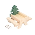 thumbnail image 2 of Squirrel Feederwith Corn Cob Holder,Squirrel Picnic Table Wooden Squirrel Feeder Squirrel Picnic Table High-Intensity Output, 2 of 8