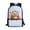 Hedgehog Autumn Mushroom Print, variant on Uourmeti Cowboy Horse Print Backpack, Durable Fabric School Bag 17 Inch Multiple Pockets Student Bookbag for Daily Use Work