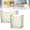 Grey, 2Pcs, Mix, variant on Crystal Clear Freezer Storage Bins, BPA-Free, Stackable Kitchen Cabinet Organizer with Handles for Frozen Food, Meat & Veggies
