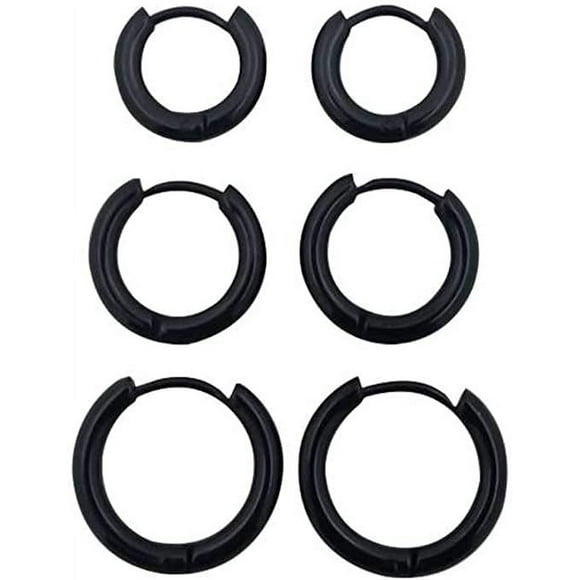 316L Surgical Stainless Steel Small Hoop Earrings 8mm 10mm 12mm 14mm Hypoallergenic Huggie Hoop Earrings Hinged Sleeper Earrings Men Women for Cartilage Piercings