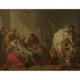 thumbnail image 3 of François Boucher 24x19 Black Modern Framed Museum Art Print Titled - Death of Meleager (circa 1727), 3 of 5