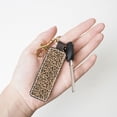 thumbnail image 6 of Keychain 6×3.1×1inpu Leather With Delicate Touch And Strong Recognition Is Used For Daily Travel, Work And Picnic Leopard Skin Print Style Darkgreen_4, 6 of 8