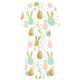 thumbnail image 5 of Vestido Corto para las Mujeres Cuello Redondo Manga Corta Impresa Suéter, Moda Casual Estilo Línea, 5 of 5