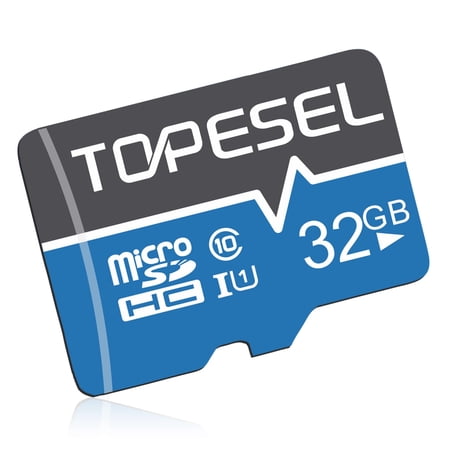 TOPESEL 32GB Micro SD Card 1 Pack Memory Cards Micro SDHC UHS-I TF Card Class 10 for Camera/Drone/Dash Cam(1 Pack U1)