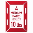 thumbnail image 3 of Command Picture Hanging Strips, White, 6 Medium Pairs and 6 Large Pairs, 3 of 8