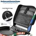 thumbnail image 4 of FORMRS Zipper Binder with Shoulder Strap 2-inch Ring 500 Sheet Capacity File Bag, Abstract Plants, 4 of 5