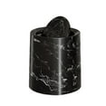 thumbnail image 1 of Cubo de basura, contenedor de basura, tapa abatible, contenedor de basura, papelera redonda para baño, tocador, lavadero, dormitorio Negro M, 1 of 8