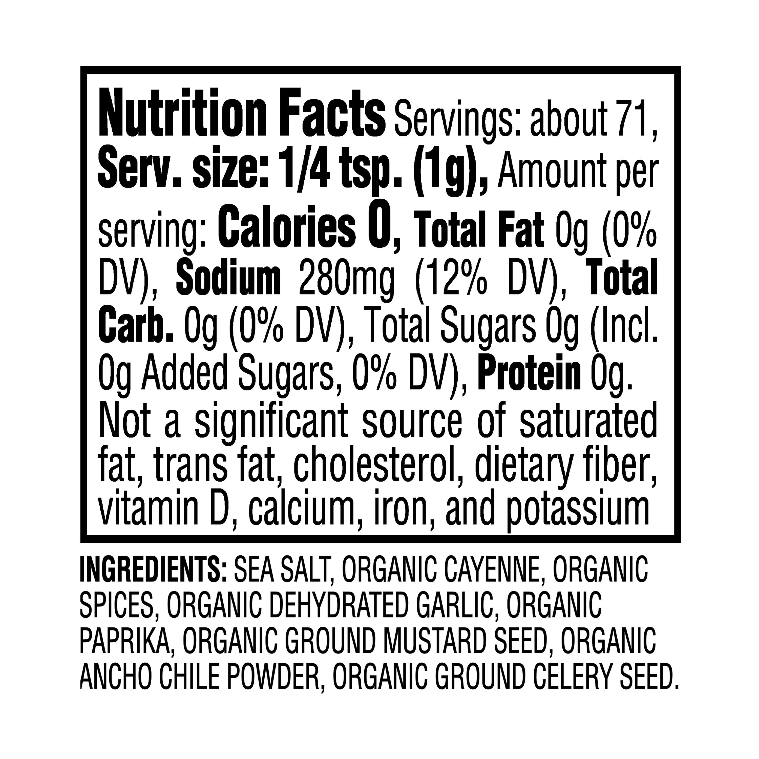 Great Value Organic Cajun Seasoning, 2.5 oz