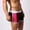 Black, variant on WIZUTIZ Mens Swimming Brief High Elastic Colorblock Swim Trunks Square Leg Classic Board Briefs Breathe Beach Trendy Short