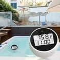 thumbnail image 5 of Ice Bath Thermometer & Timer | Floating Pool Thermometer with Digital LCD Display | IP66 Waterproof for Cold Plunges & Hot Tubs | -4°F to 158°F Range | ABS Material, 5 of 7