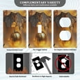thumbnail image 3 of Golden Pumpkin Light Switch Cover Switch Plate Outlet Cover Plug Cover for Electrical Outlet, 3 of 6