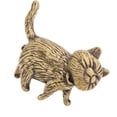 thumbnail image 5 of Brass Shelf Decors Accent,Cats Figurines Tabletop Centerpieces Home Decorations Retro Cats Decorative Objects, 5 of 8