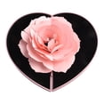 thumbnail image 5 of Heart-shaped rose rotating ring box Creative flower lifting proposal ring box, 5 of 6